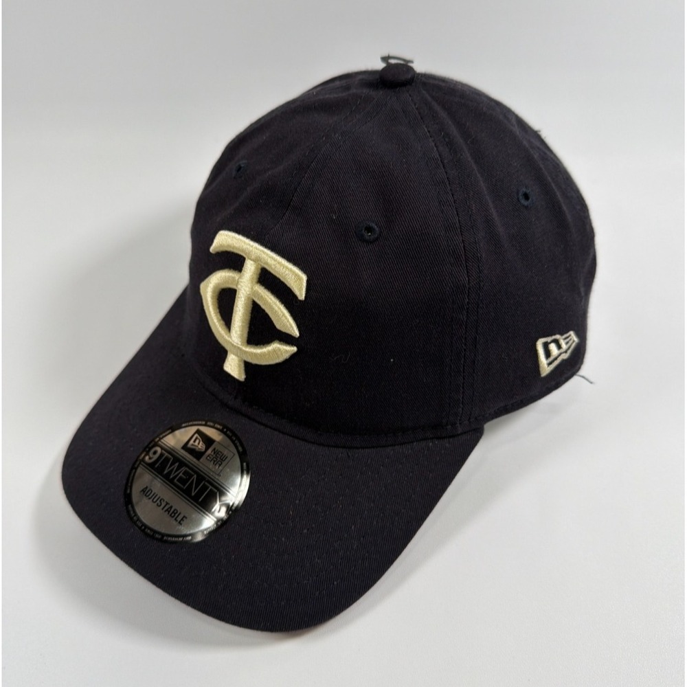 New Era 9TWENTY Minnesota Twins MLB Embroidered Strapback Dad Hat Navy Blue NWOT